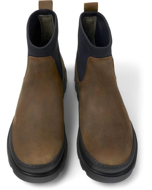 Camper Brown Ankle Boots