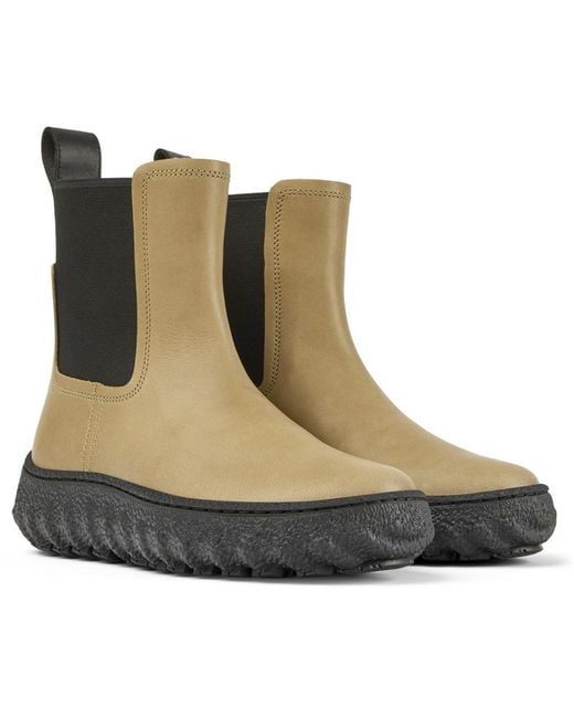 Camper Green Ground Booties