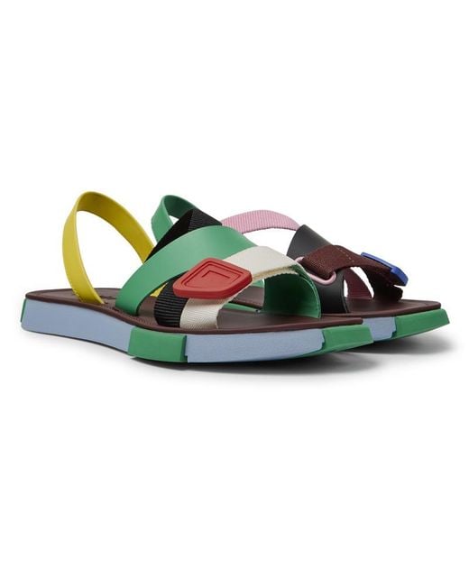 Camper Green Sandals