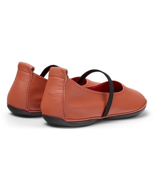 Camper Red Flache schuhe
