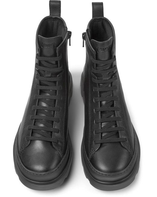 Camper Black Medium Lace Boot