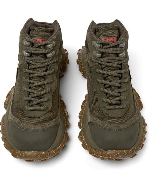 Camper Green Ankle Boots
