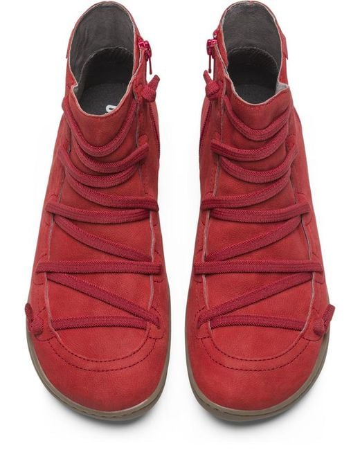 Camper Red Boots