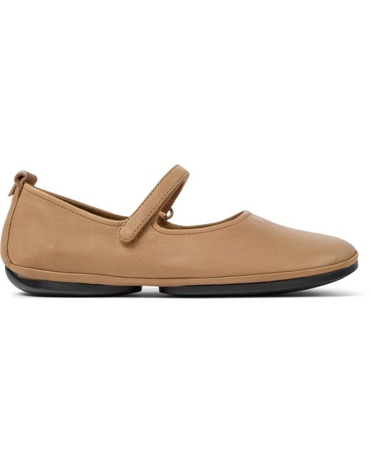 Camper Brown Ballerinas