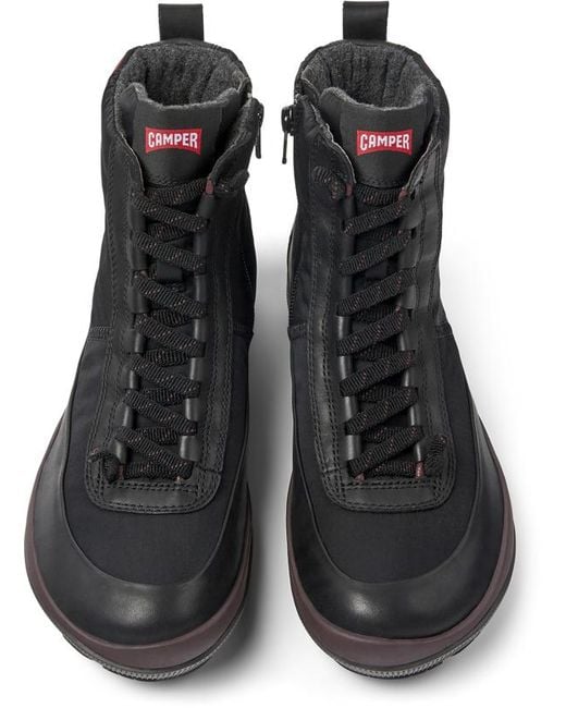Camper Black Boots