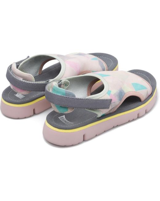 Camper Metallic Sandals
