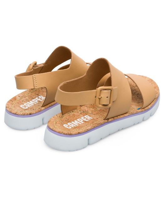 Camper Metallic Sandals