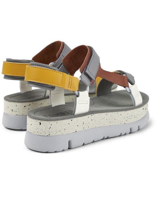 Camper Metallic Sandals