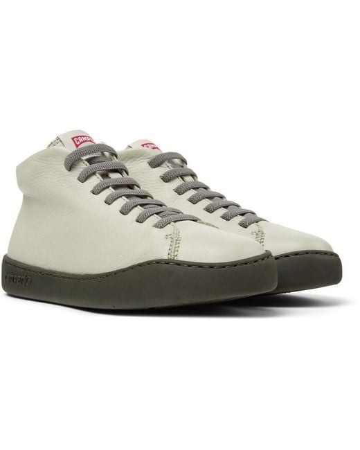 Camper Gray Ankle Boots
