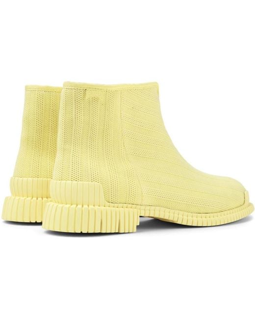 Camper Yellow Tm Lyocell Ankle Boots