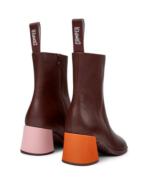 Camper Brown Ankle Boots