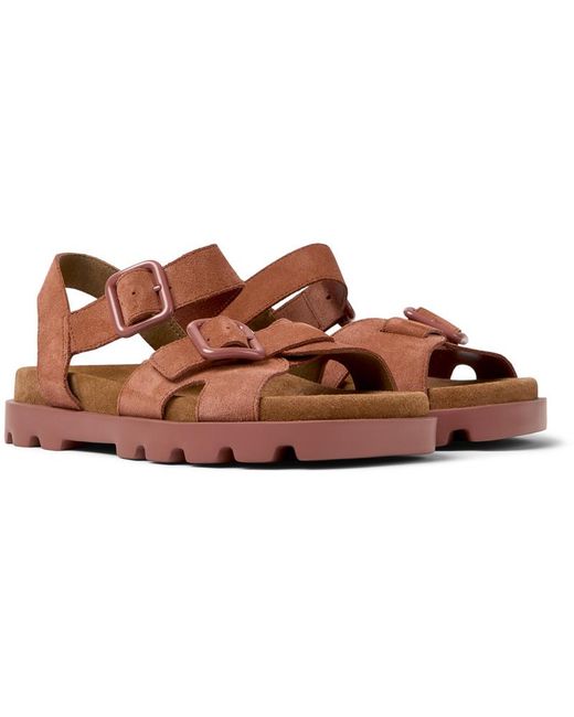 Brutus Sandal di Camper in Brown