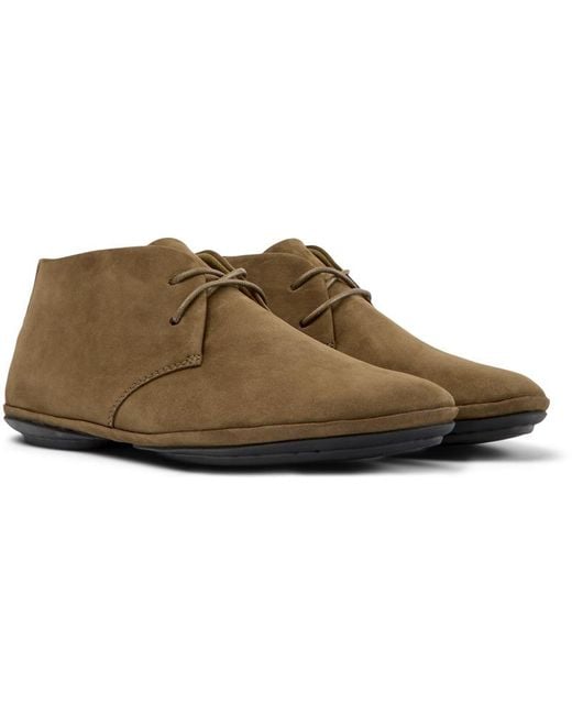 Camper Brown Nubuck Desert Boots