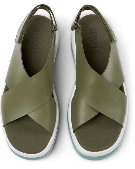 Camper Green Sandals