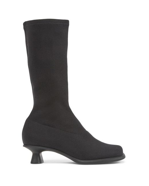 Camper Black Tm Lyocell High Boots