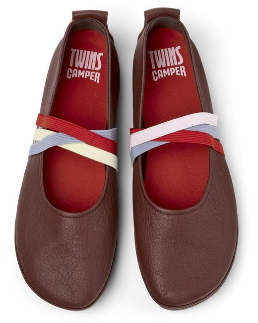 Camper Brown Ballerinas
