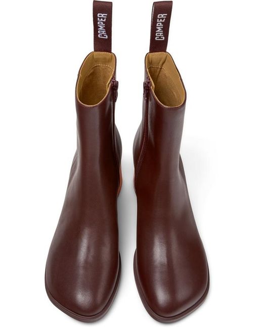 Camper Brown Ankle Boots