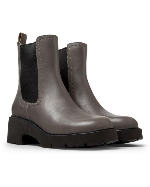 Camper Black Stiefel