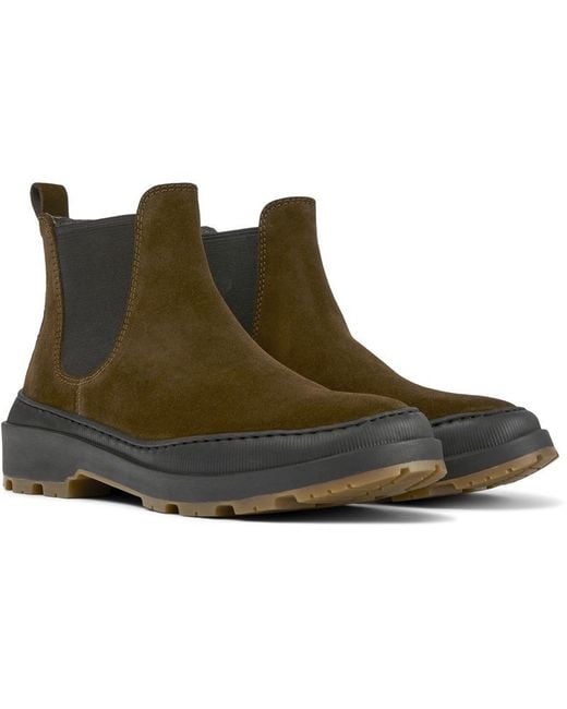 Camper Green Ankle Boots