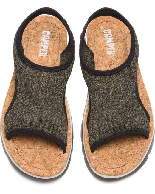 Camper Black Sandals