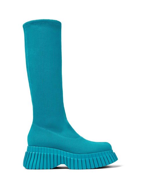 Camper Blue Bcn Platform Boot