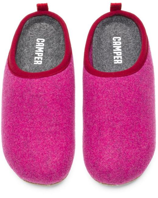 Camper Purple Slippers