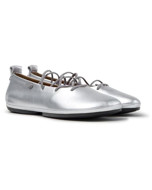 Camper White Ballerinas