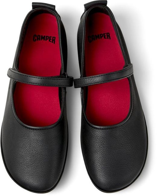 Camper Black Leather Shoes