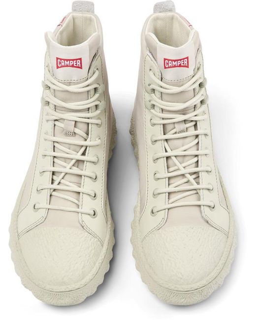 Camper Natural Ankle Boots