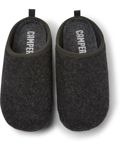 Camper Black Slippers for men