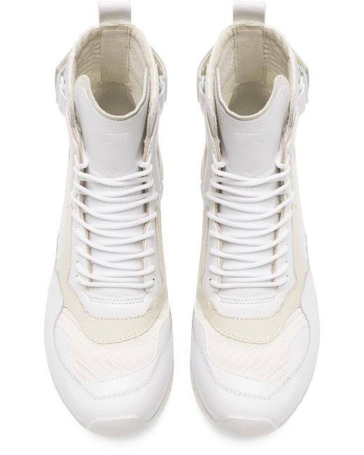 Camper White Ankle Boots