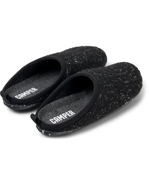 Camper Black Slipper