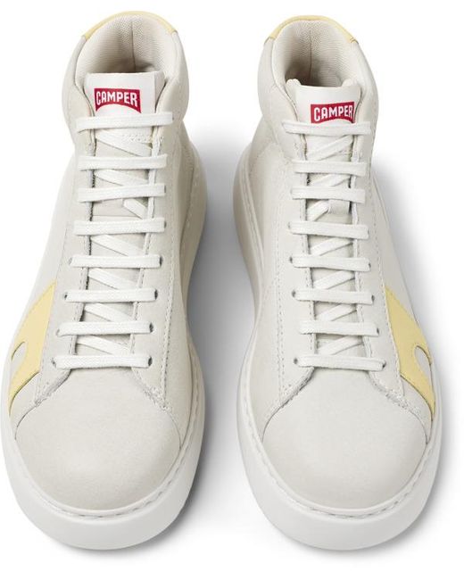 Camper White Ankle Boots