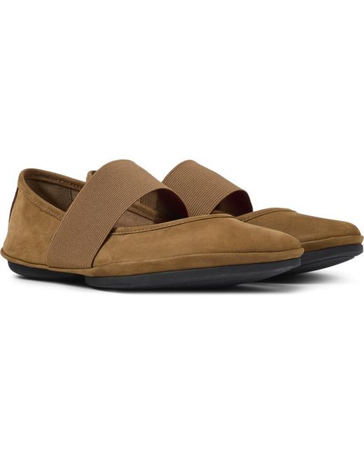 Camper Brown Nubuck Shoes