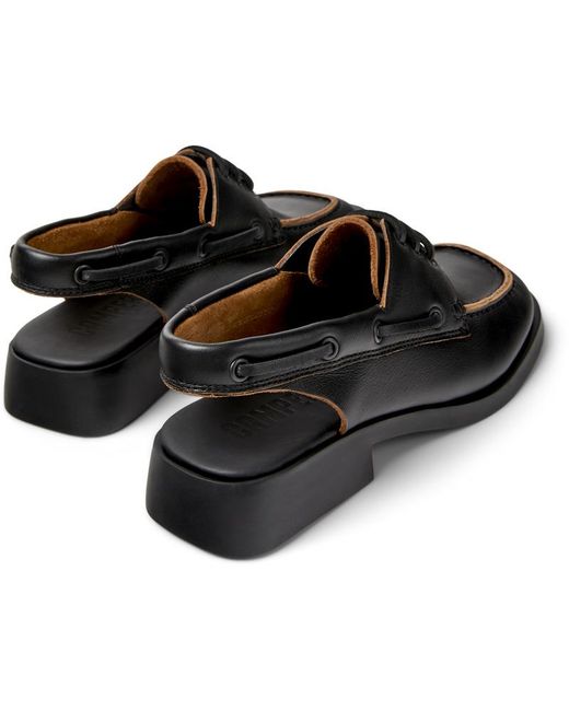 Camper Black Clogs
