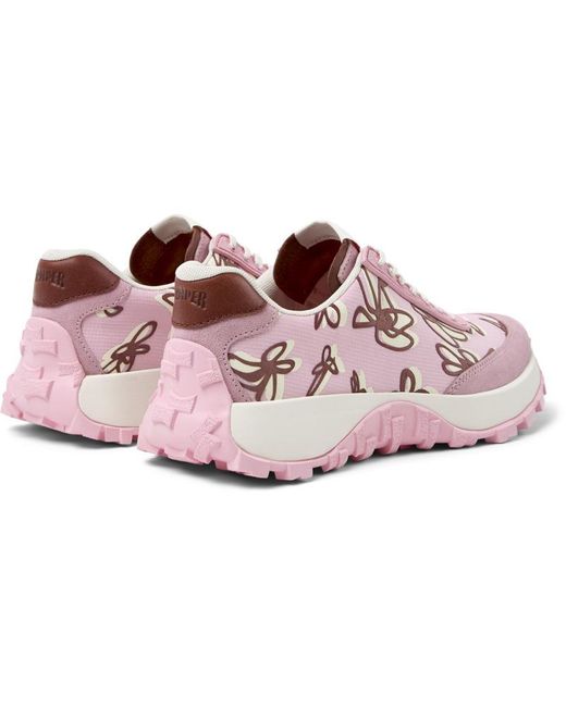Camper Pink Drift Trail Sneaker