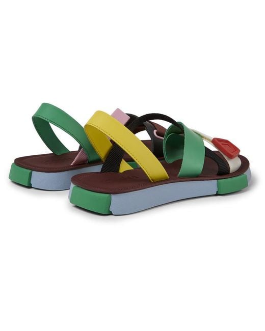 Camper Green Sandals