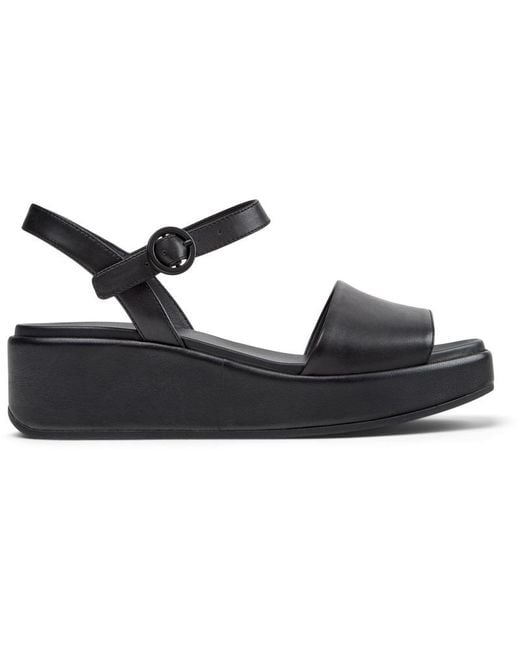 Camper Black Sandale