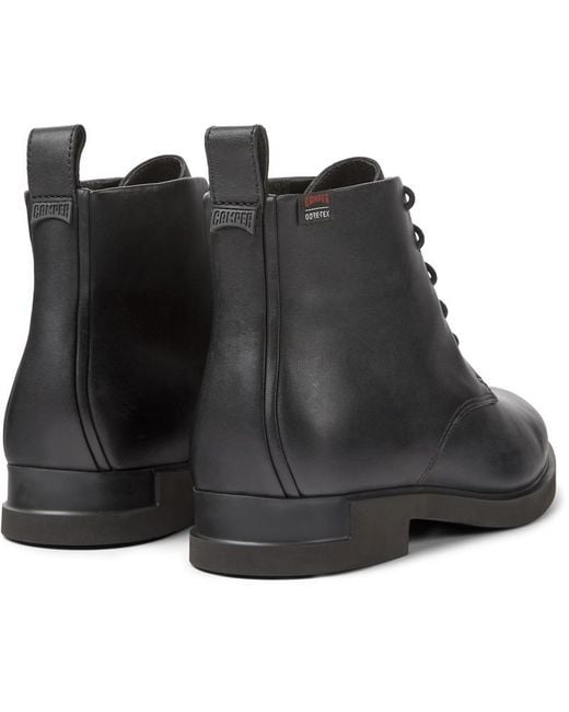 Camper Black Lace Up Ankle Boot