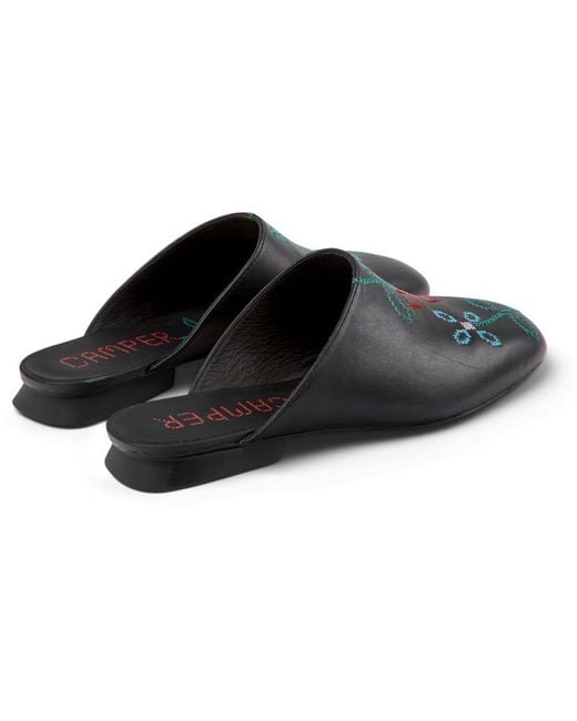 Camper Black Clogs