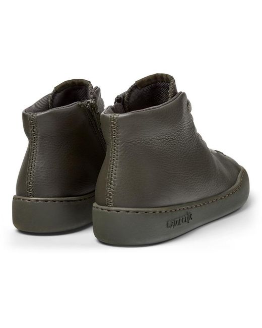 Camper Gray Ankle Boots