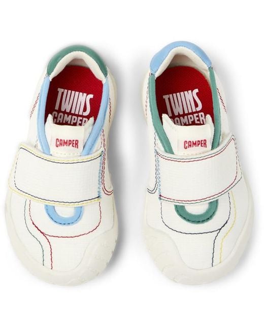 Camper White Twins
