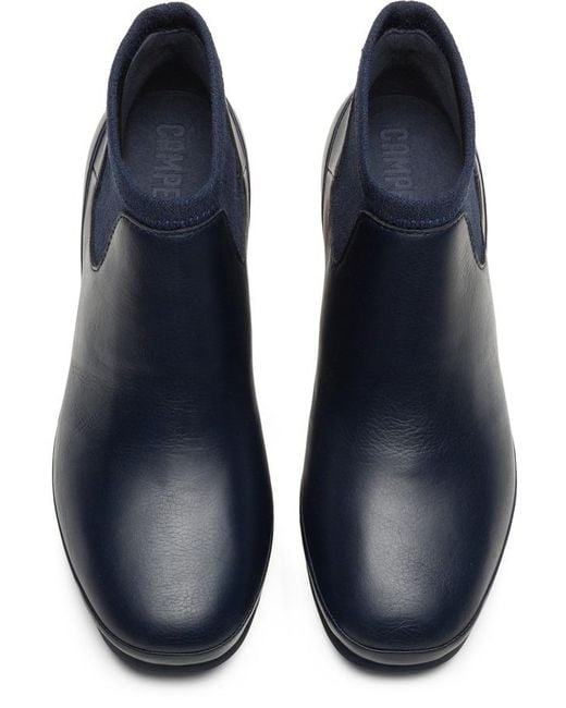 Camper Blue Ankle Boots