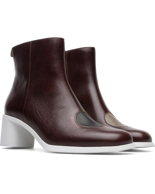 Camper Brown Ankle Boots