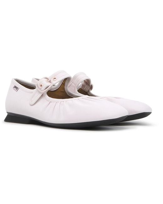 Camper White Ballerinas