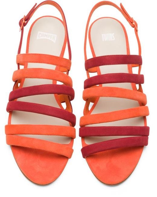 Camper Red Sandals