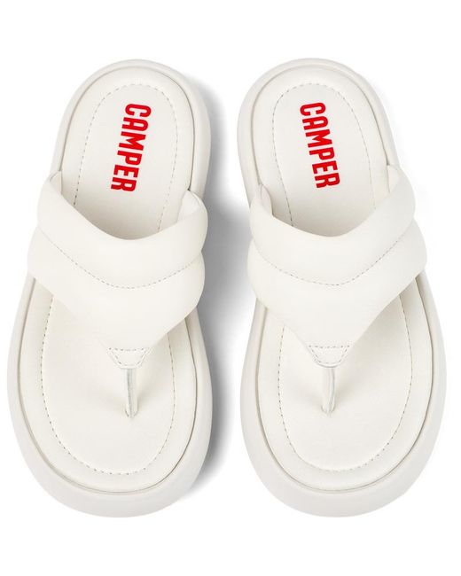 Camper White Sandals
