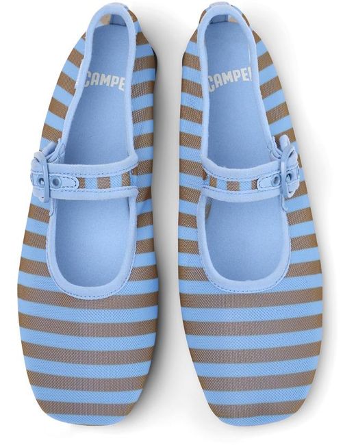 Camper Blue Ballerinas