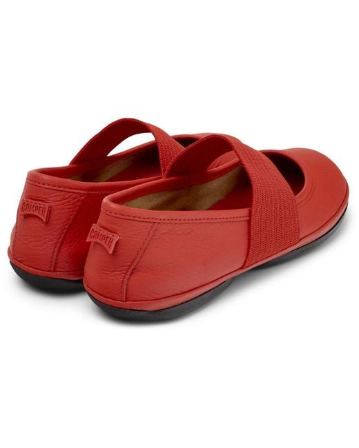 Camper Red Right Nina 21595 Ballet Flat Pumps Shoes
