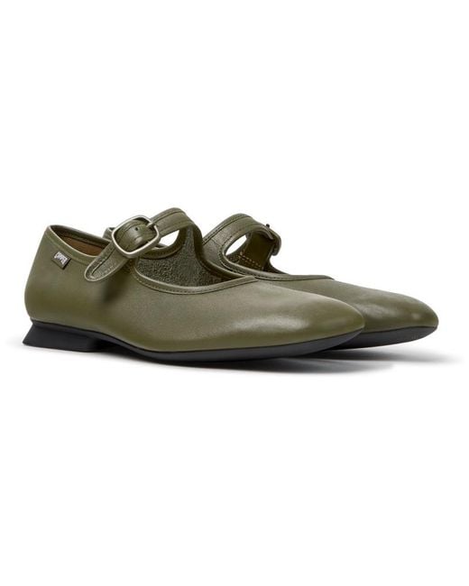 Camper Green Ballerinas